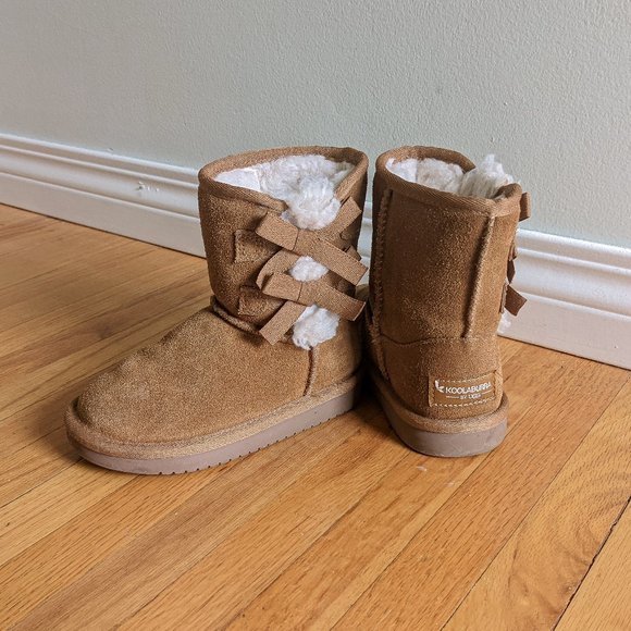 UGG Other - Koolaburra by UGG Kids' Victoria Short Boot, Brown Suede, Size 9